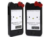 Sanrio Hello Kitty Apple i Phone 4 4S Case -Armor Shell Case with Red Bow