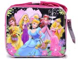 Disney Princess w/ Tangled School Lunch Bag : Black Pink