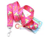 Disney TinkerBell Faires Pink Key Chain- ID Holder Lanyard