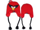 Rovio Angry Birds Space  Red Bird Knitted Lapland Hat : Beanie with Ear Flap (Kids to Adult )