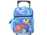 Finding Nemo School Roller Backpack Rollling Bag -12in