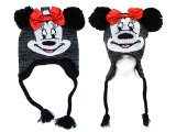 Disney Minnie Mouse Lapland Hat : Beanie with Ear Flap (Teen-Adult)