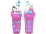 Barbie Tumbler With 3D Topper Drink Bottle