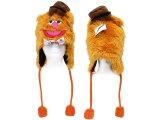 The Muppets Fozzie Bear Laplander Hat : Beanie with Ear Flap (Teen-Adult)