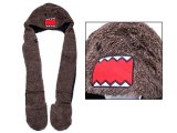 Domo kun Spirit Hood Plush Hat with Mittens Pokect Scarf