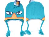 Phineas and Ferb  Big Face Knitted Intarsia Peruvian Beanie