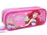 Disney Little Mermaid Ariel  Pencil Case Zipppered  Bag :Pink