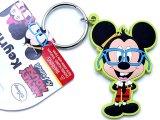 Disney Mickey Mouse Nerd PVC Key Chian