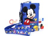 Disney Mickey Mouse Lanyard with Coin Wallet -Blue