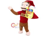 Curious George Christmas Boy 14" Plush Doll