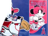 MLB Anaheim Angels  Beach, Bath Towel -Mickey Mouse Player