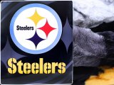 Pittsburgh Steelers  Mink Plush Blanket - Queen 76"x94"