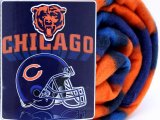 NFL Chicago Bears  Fleece Throw Blanket  50x60 - Helmet Logo