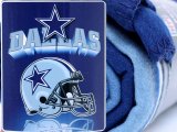 NFL Dallas Cowboys  Fleece Throw Blanket  50x60 -Helmet Logo