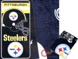 NFL The Pittsburgh Steelers Beach, Bath Towel -Helmet Logo