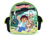 Go Diego Go Toddler School Backpack 10in Small Bag with Monkey