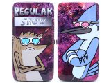 Regular Show Rigby and Mordecai  Hinge Wallet -  Check Book Flat Wallet