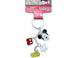 Disney Mickey Mouse 4 Charm Dangle  Metal Key Chain