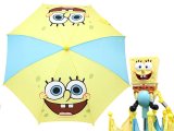 Nick Jr. SpongeBob Kids Umbrella -Face Yellow Blue