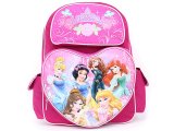 Disney Princess with Brave School Backpack 16in Large Bag