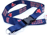 Boston Red Sox  Lanyard MLB Key Chain - Navy