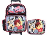 Go Diego Go with Monkey Large School Roller Backpack Lunch Bag Set