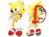 Sonic The Hedgehog Super Sonic Plush Doll Bag Custume Backpack -22"