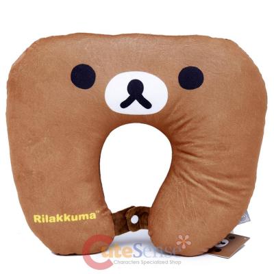San X Rilakkuma Neck Rest Pillow Travel Cushion
