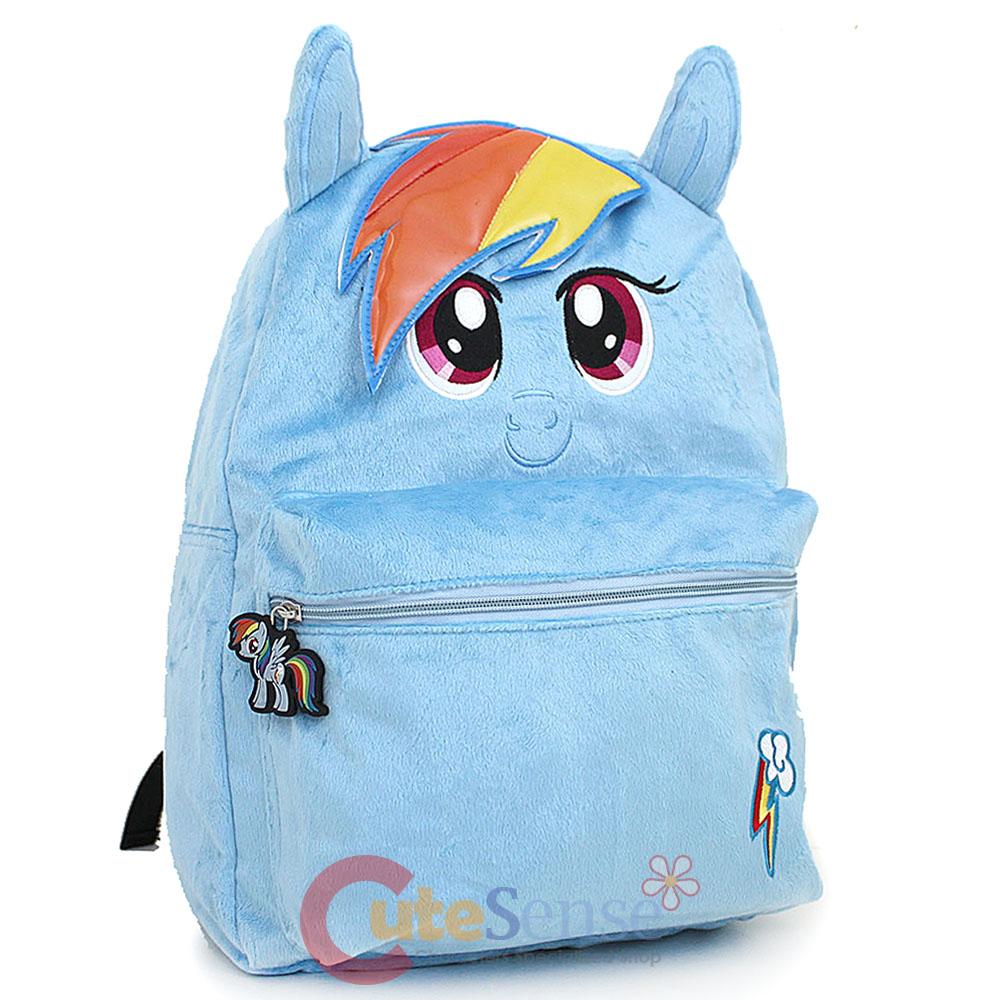 rainbow dash plush backpack