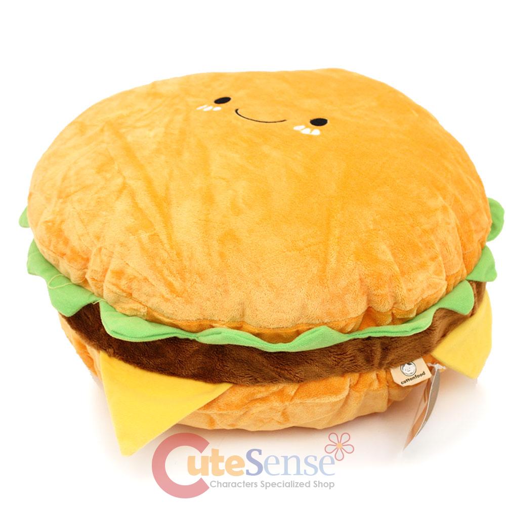 giant burger pillow