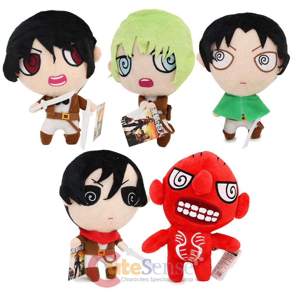 attack on titan plush doll