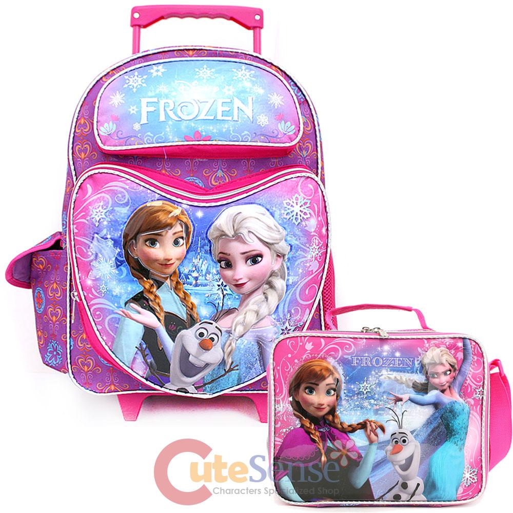 frozen backpack with lunch bag