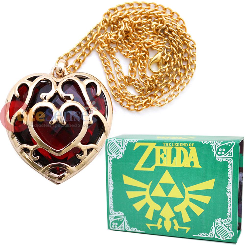 zelda breath of the wild heart container necklace