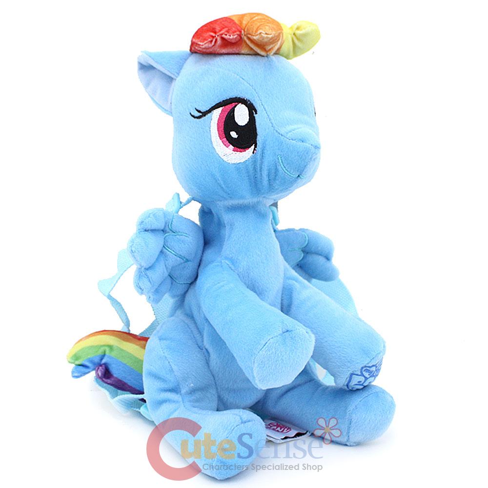 rainbow dash plush backpack