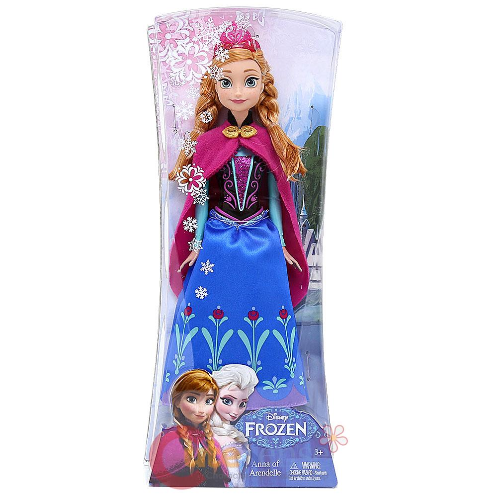 Disney Frozen Sparkle Princess Anna Doll Anna Figure By Mattel Ebay 8608