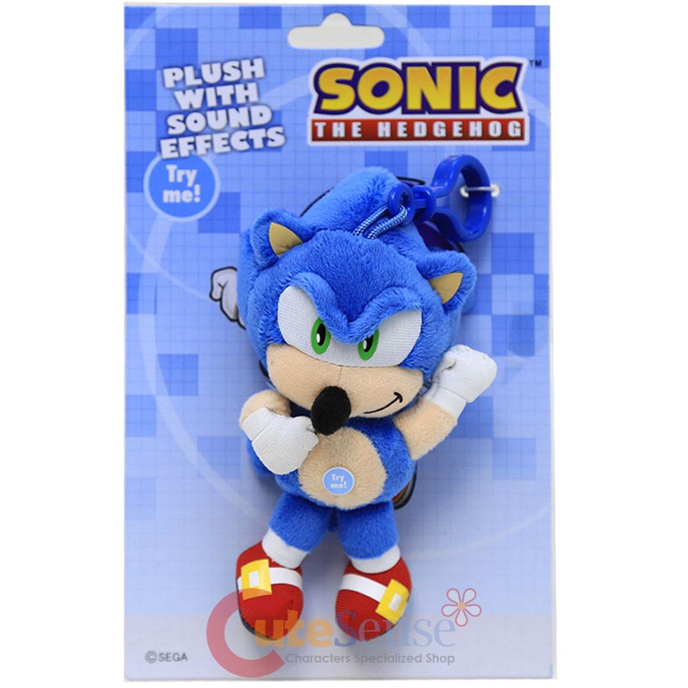 sonic plush keychain