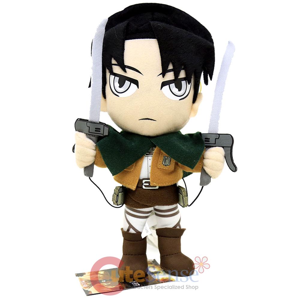 attack on titan cleaning levi plush