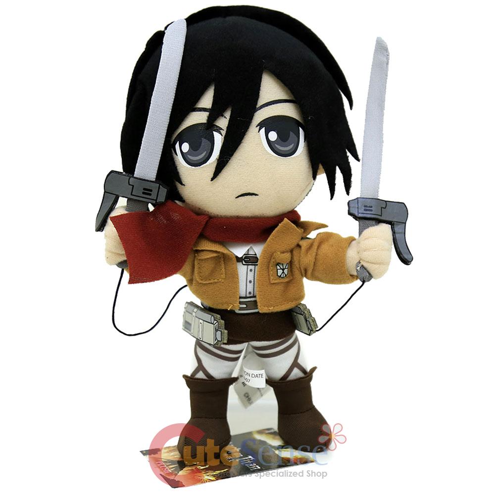 attack on titan plush doll