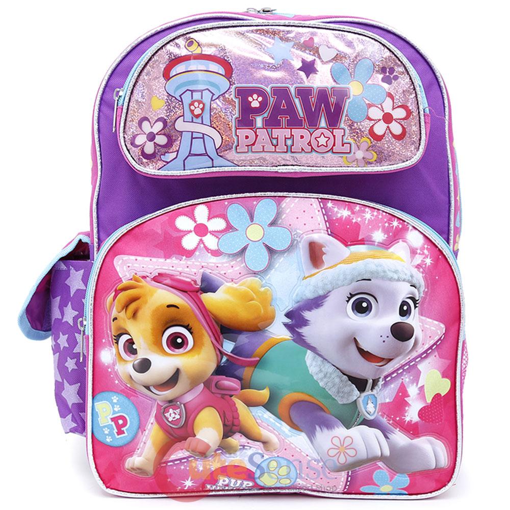 paw patrol backpack girl
