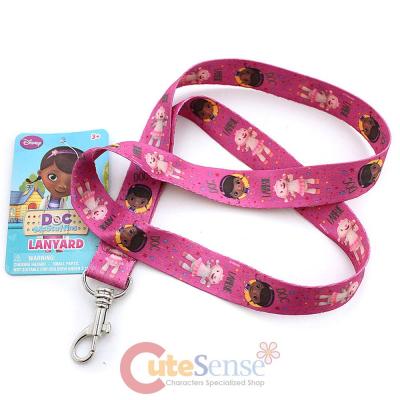 Disney Jr. Doc Mcstuffins Lanyard  with Lambie Key Chian ID holder