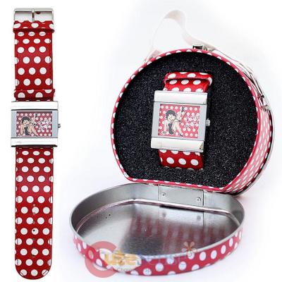 Betty Boop Polka Dots Wrist Watch with Collectable Tin Box