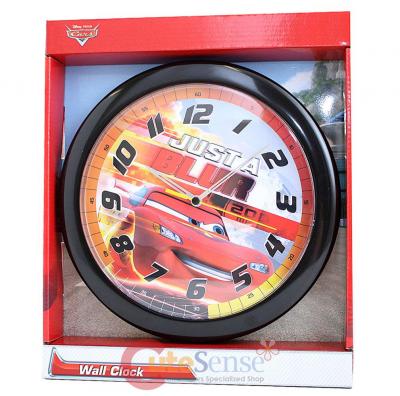 Dinsey Cars Mcqueen Wall Clock  -9.5in Just a Blur