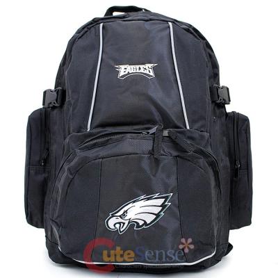 Philadelphia Eagles Large School Backpack NFL Team Logo Trooper Bag