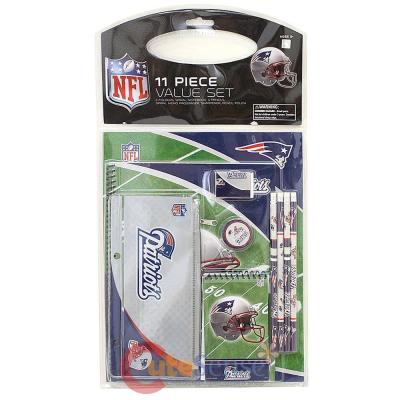 NFL New England Patriots 11pc School Stationary Set