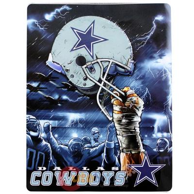 NFL Dallas Cowboys  Twin Plush Blanket -Sky Helmet