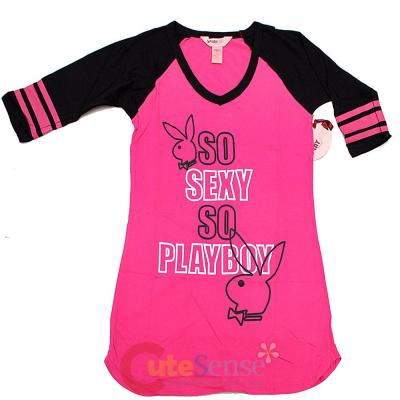 Playboys Long Shirts  Pajama Top - So Sexy So Playboy : Large