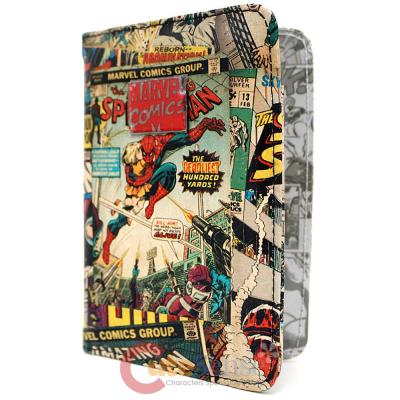 Marvel Retro Comics Heroes Multi Character Passport Case Cover