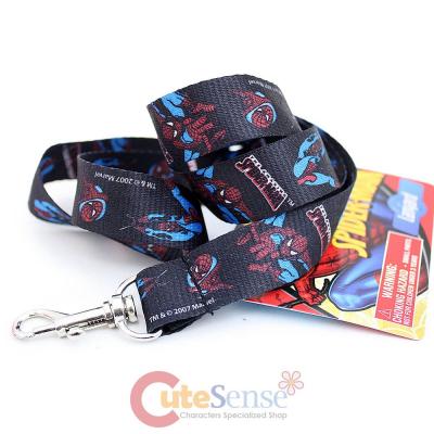 Marvel SpiderMan Action  Lanyard  Key Chian ID holder- Black