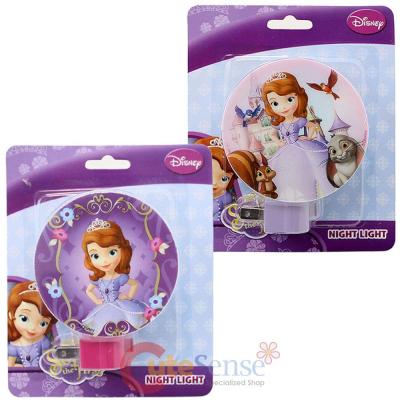 Disney Sofia The First  Night Light,  Bed Electronic 2pc Set  : 110V