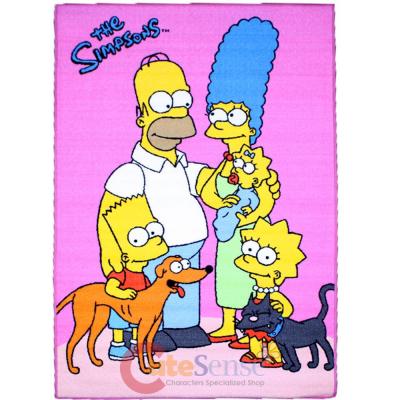 Simpson Family Carpet Accent Mat Area Rug  39"x58" - Family Photo